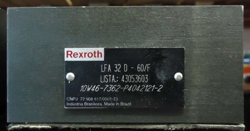 marca: REXROTH <br/>modelo: LFA32D60F <br/>estado: nova