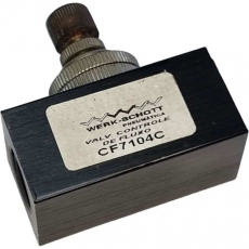 Regulador de fluxo WERK SCHOTT CF7104C 3/8X3/8 Regulador de fluxo WERK SCHOTT CF7104C 3/8X3/8