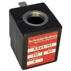 Bobina pneumática SCHRADER K593717 110V 60Hz 8W Bobina pneumática SCHRADER K593717 110V 60Hz 8W