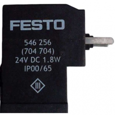 Bobina Pneumática FESTO 546256 (704704) 24VDC 1.8W seminova Bobina Pneumática FESTO 546256 (704704) 24VDC 1.8W seminova
