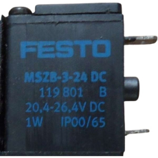 Bobina Pneumática FESTO MSZB324DC 119801 seminova Bobina Pneumática FESTO MSZB324DC 119801 seminova