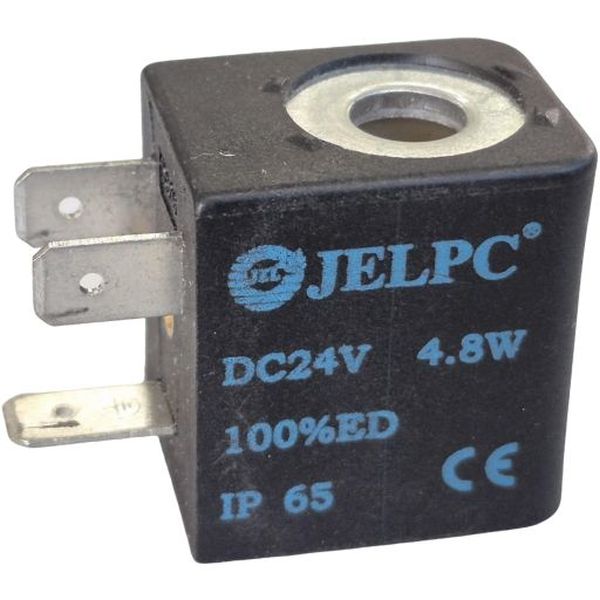 tensão voltagem 24VCA, potência 4.8W, 100%ED, IP65, 3 pinos