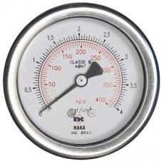 Manômetro NAKA 400KPA 4Kgf/cm2 Manômetro NAKA 400KPA 4Kgf/cm2
