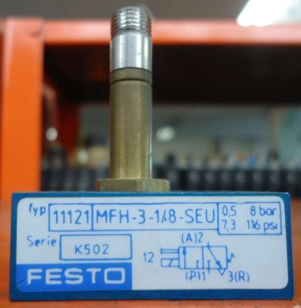 marca: FESTO <br/>modelo: MFH318SEU 11121 <br/>estado: seminova