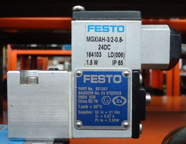 marca: FESTO <br/>modelo: MGXIAH320824DC 184103 <br/>estado: usada