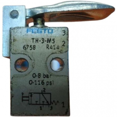 Válvula de tecla FESTO TH-3-M5 usada Válvula de tecla FESTO TH-3-M5 usada