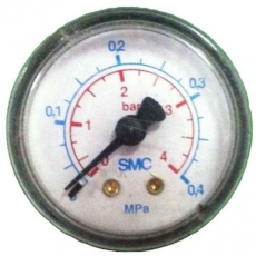 Manômetro SMC 4bar 0,4MPa usado Manômetro SMC 4bar 0,4MPa usado