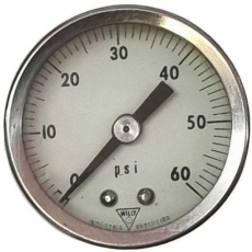 Manômetro WILLY 60psi usado Manômetro WILLY 60psi usado