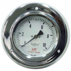 Manômetro HYGROTHERM 10Kgf/cm2 com flange usado Manômetro HYGROTHERM 10Kgf/cm2 com flange usado
