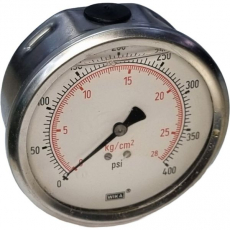 Manômetro WIKA 28kg/cm2 400psi seminovo Manômetro WIKA 28kg/cm2 400psi seminovo