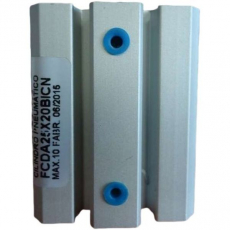 Cilindro pneumático FLUIR FCDA25X20BICN Cilindro pneumático FLUIR FCDA25X20BICN