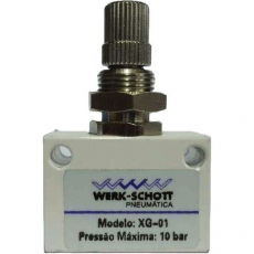 Regulador de fluxo bidirecional WERK SCHOTT XG-01 Regulador de fluxo bidirecional WERK SCHOTT XG-01