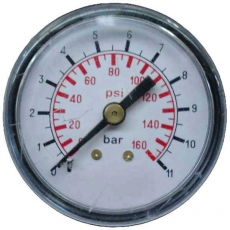 Manômetro 160psi 11bar usado Manômetro 160psi 11bar usado