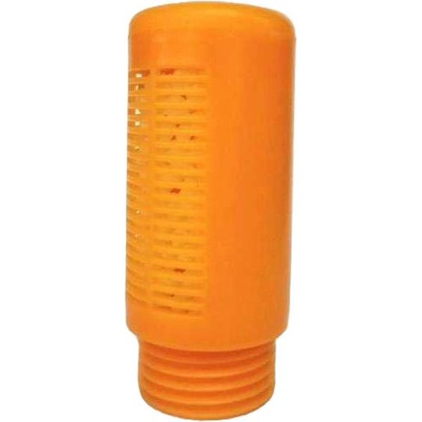 em plástico cor laranja