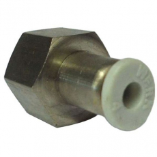 Conexão reta fêmea WERK SCHOTT PCF04G02 1/4X4 Conexão reta fêmea WERK SCHOTT PCF04G02 1/4X4