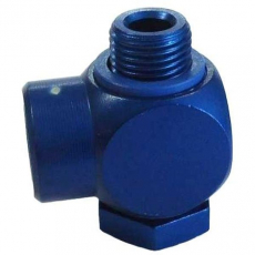 Conexão em L Cotovelo FESTO LJK-1/8 em alumínio anodizado azul Conexão em L Cotovelo FESTO LJK-1/8 em alumínio anodizado azul