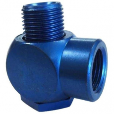 Conexão em L Cotovelo FESTO LJK-1/2 em alumínio anodizado azul Conexão em L Cotovelo FESTO LJK-1/2 em alumínio anodizado azul