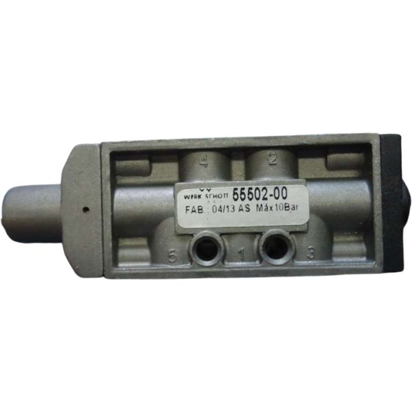 Série 5000, válvula pilotada, válvula conexão rosca 1/8, válvula para ar comprimido compacta, válvula para acionar cilindro pneumático
 