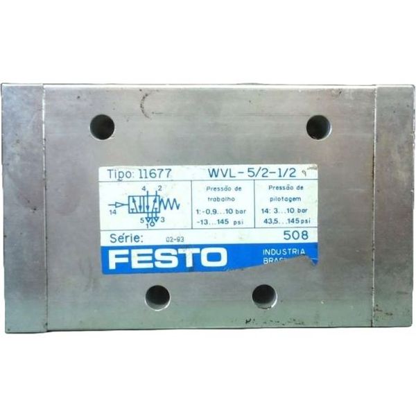 marca: FESTO <br/>modelo: WVL5212 11677 <br/>estado: usada