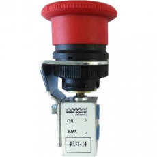 Válvula botão vermelho WERK SCHOTT 433114 Válvula botão vermelho WERK SCHOTT 433114