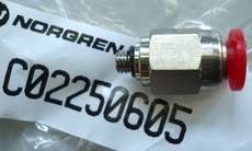 Conexão reta NORGREN C02250605 m5X6 Conexão reta NORGREN C02250605 m5X6