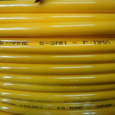 Tubo poliuretano 6SHM amarelo Tubo poliuretano 6SHM amarelo