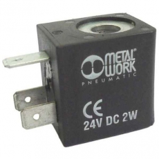 Bobina pneumática METAL WORK 24VDC 2W Bobina pneumática METAL WORK 24VDC 2W
