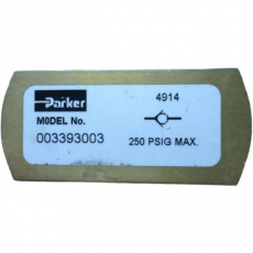 Válvula de controle de fluxo PARKER 003393003 Válvula de controle de fluxo PARKER 003393003