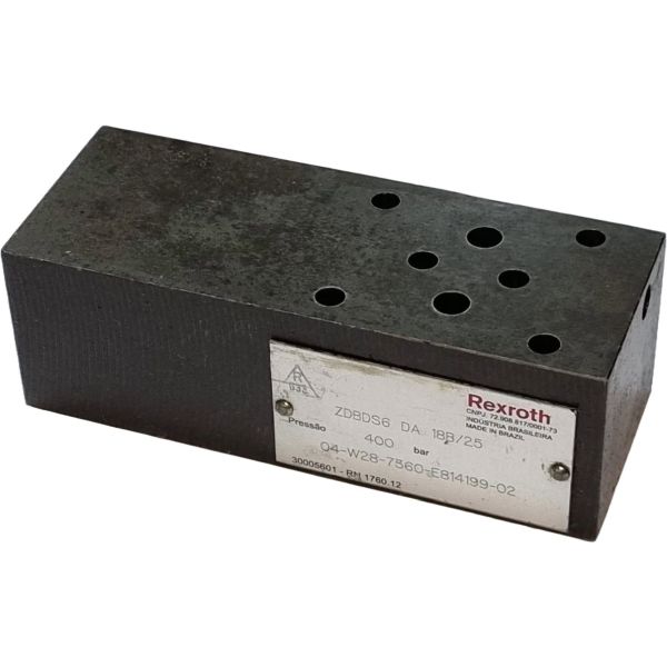 REXROTH <br/>
para válvula tamanho 6 <br />
400 bar
