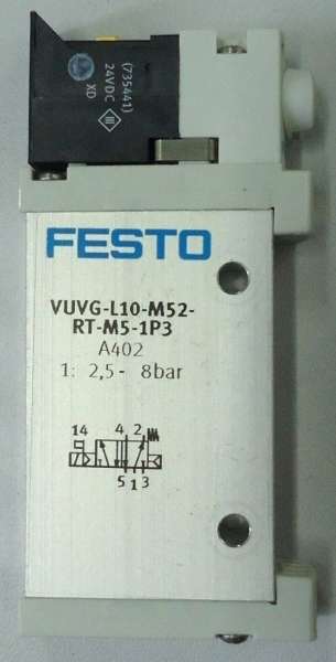 marca: FESTO <br/>modelo: VUVGL10M52RTM51P3 <br/>estado: nova