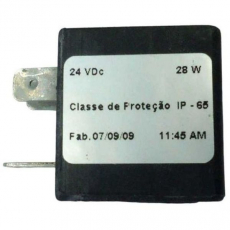 Bobina pneumática 24VDC 28W seminova Bobina pneumática 24VDC 28W seminova