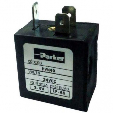 Bobina pneumática PARKER PVN49 24VCC 2.5W Bobina pneumática PARKER PVN49 24VCC 2.5W
