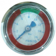 Manômetro  FESTO 525729 16bar seminovo Manômetro  FESTO 525729 16bar seminovo