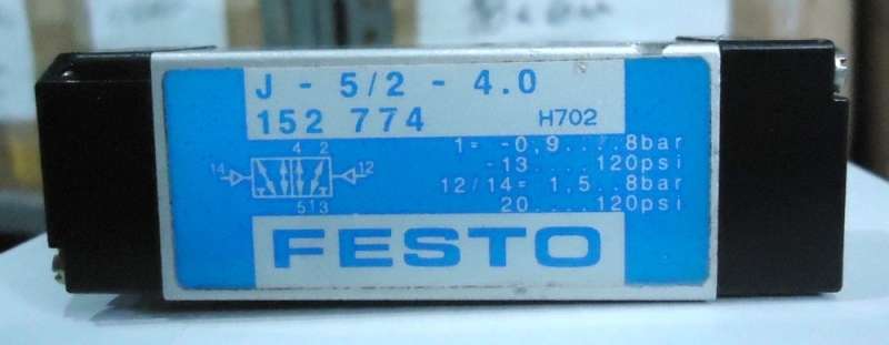 marca: FESTO <br/>modelo: J5240 152774 <br/>estado: seminova