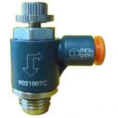 Regulador de fluxo 1/4X6 - METAL WORK Regulador de fluxo 1/4X6 - METAL WORK