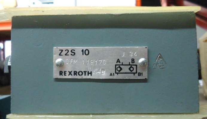 marca: REXROTH <br/>modelo: Z2S10 <br/>estado: nunca foi utilizada