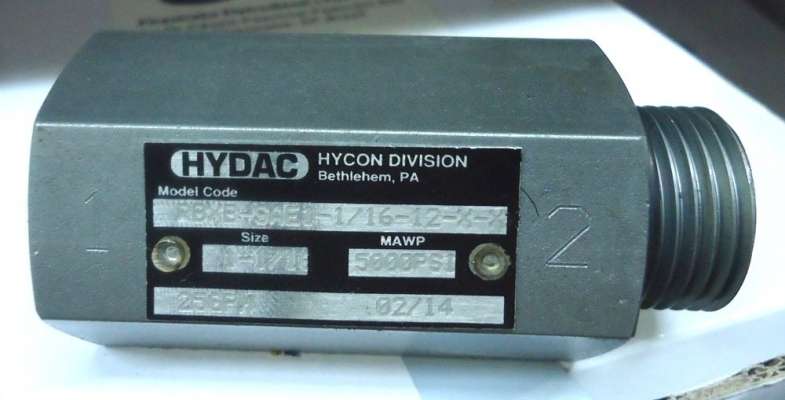 marca: HYDAC <br/>modelo: RBXB-SAE111612XX <br/>estado: nova