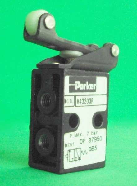 marca: Parker <br/>modelo: M43303R rolete <br/>pressão máx.: 7 bar <br/>estado: seminova