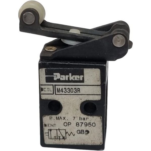 marca: Parker <br/>modelo: M43303R rolete <br/>pressão máx.: 7 bar <br/>estado: seminova