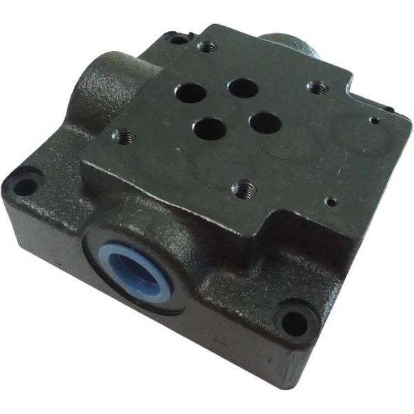 sub-placa, sub-base, placa intermediária, placa de conexão, placa de montagem de válvulas, montagem de válvula hidráulica, manifold, bloco hidráulico