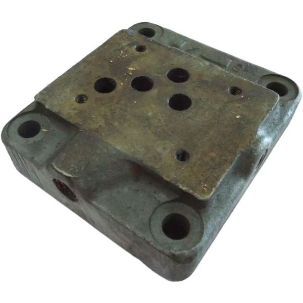 sub-placa, sub-base, base para válvulas, placa intermediária, placa de conexão, placa de montagem de válvulas, montagem de válvula hidráulica, manifold, bloco hidráulico