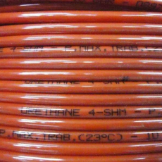 Tubo poliuretano 4SHM vermelho Tubo poliuretano 4SHM vermelho