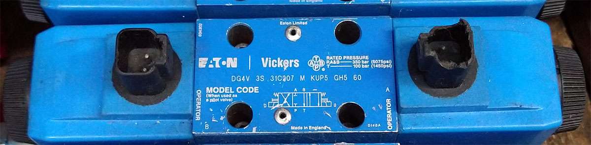 marca: VICKERS <br/>modelo: DG4V-3S-31C207-M-KUP5-GH5-60