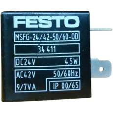 Bobina Pneumática FESTO MSFG-24/42-50/60-OD 34411 Bobina Pneumática FESTO MSFG-24/42-50/60-OD 34411