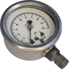 Manômetro IOPE 10bar usado Manômetro IOPE 10bar usado