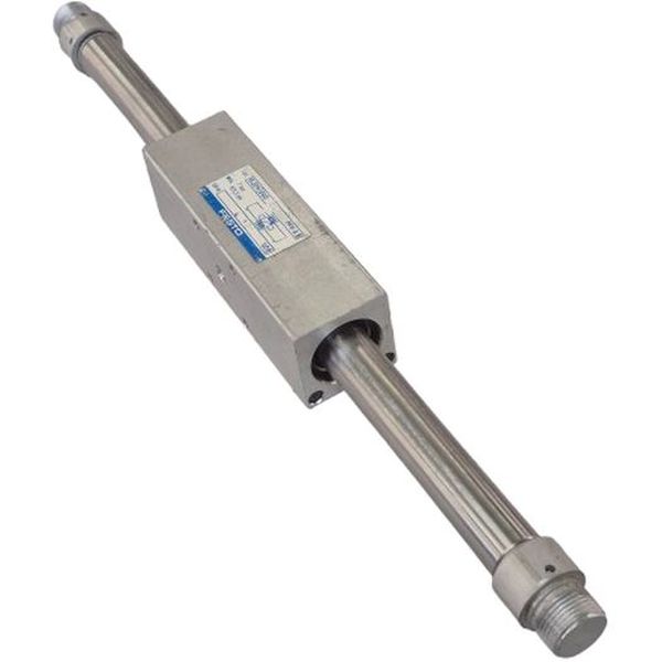 diâmetro 20mm, curso 200mm, amortecimento ajustável nas posições finais, detecção de posição