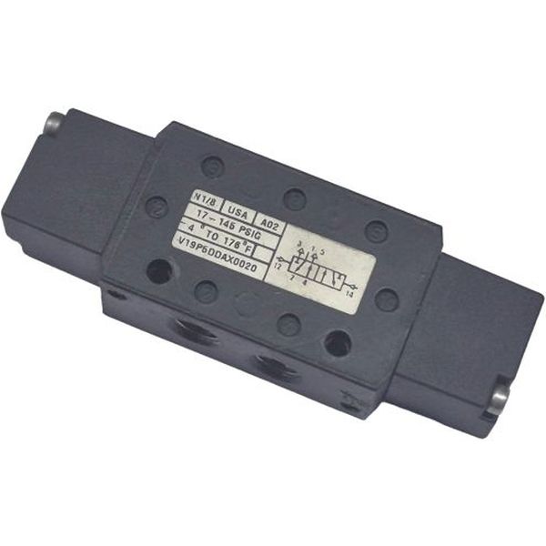 5/2 vias, duplo piloto, pressão 145psig