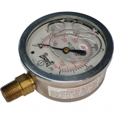 Manômetro WINTERS PFQ813R1R11 700bar 10000psi com glicerina Manômetro WINTERS PFQ813R1R11 700bar 10000psi com glicerina