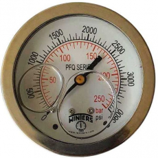 Manômetro WINTERS PFQ911R1R11S 250bar 3600psi com glicerina Manômetro WINTERS PFQ911R1R11S 250bar 3600psi com glicerina