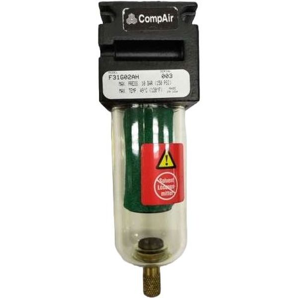 marca: COMPAIR <br/>modelo: F31G02AH <br/>pressão máxima 10BAR/150PSI